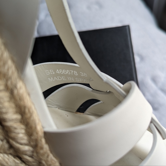 YSL White Espadrilles - Picture 15 of 15